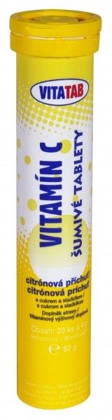 Šum.tabl.80g VitamínC Vita