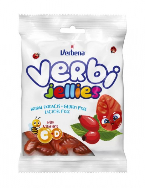 Cukríky Verbi jellies 90g šípka