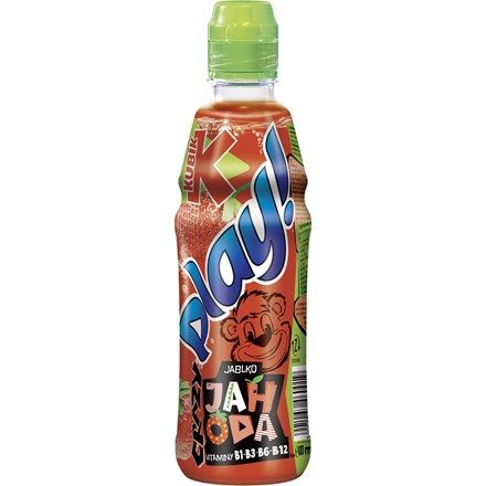 Kubík Play 0,4L jablko jahoda PET