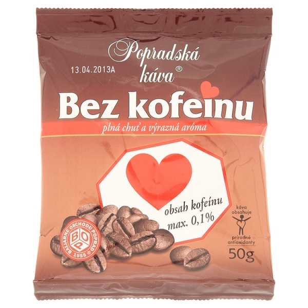 Káva Popr.bez kof.50g *§/20/