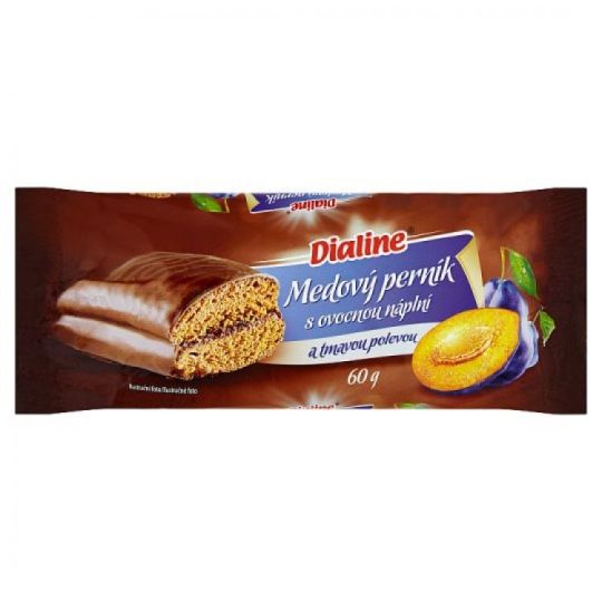 Dia perník slivkový med.60g DRUID